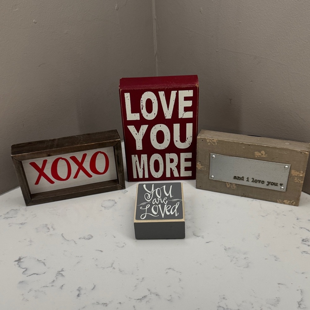 Wooden signs
